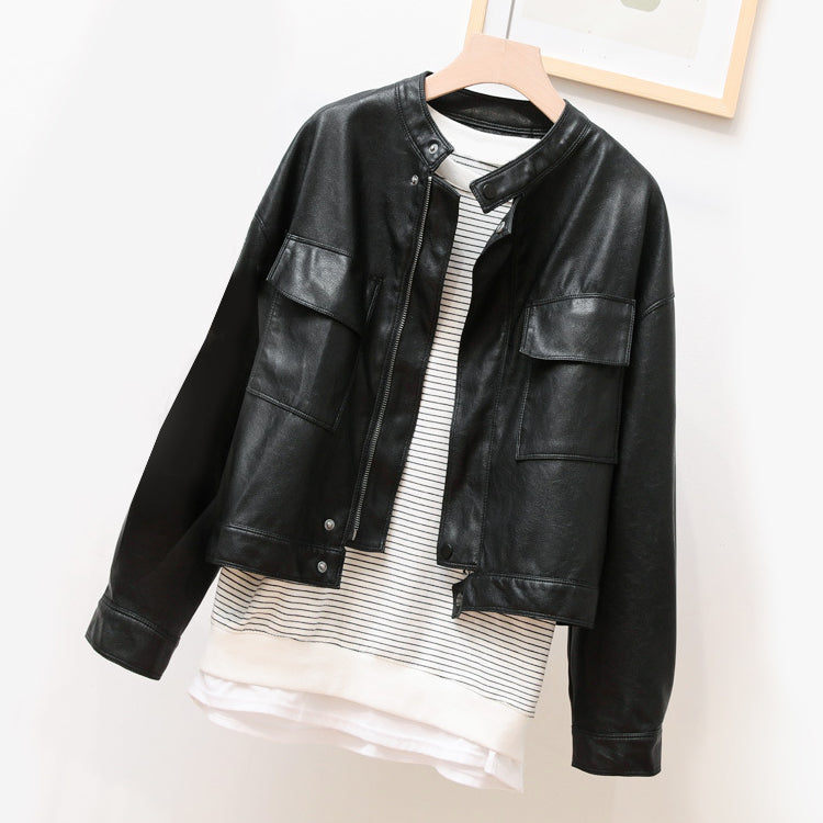 Olivia Klein Autumn Touch Leather Jacket