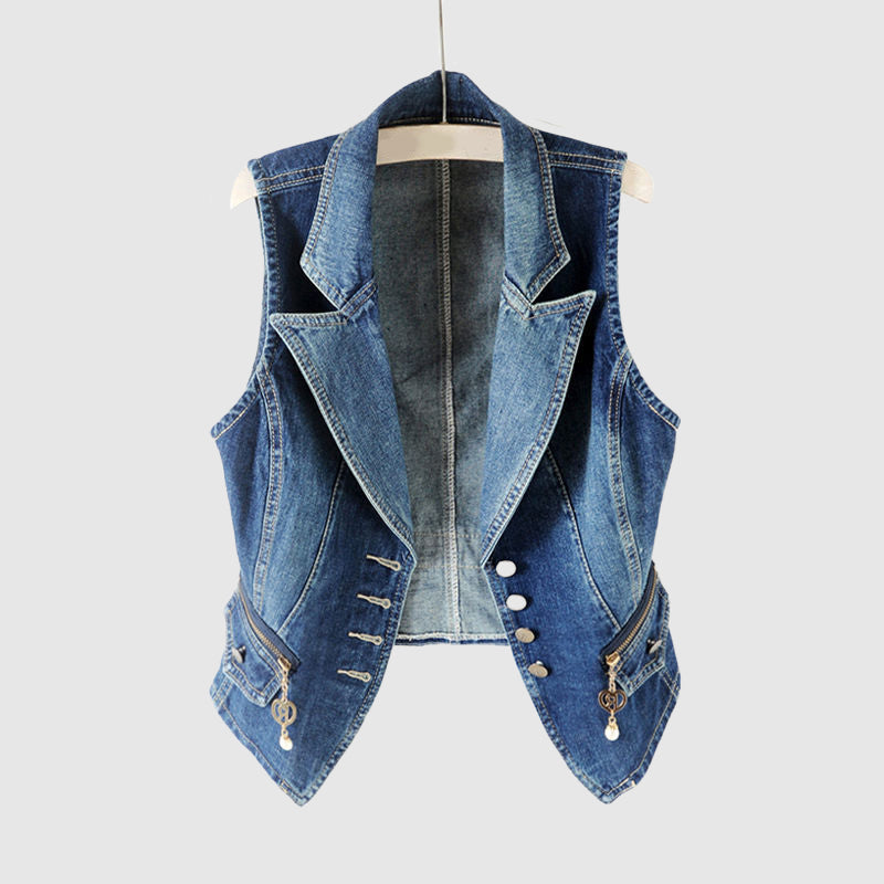 Olivia Klein City Limits Denim Vest