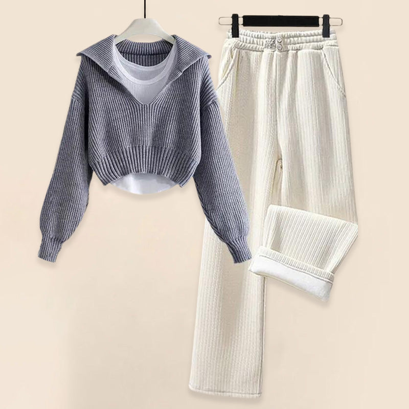 Olivia Klein Comfy Knit Set