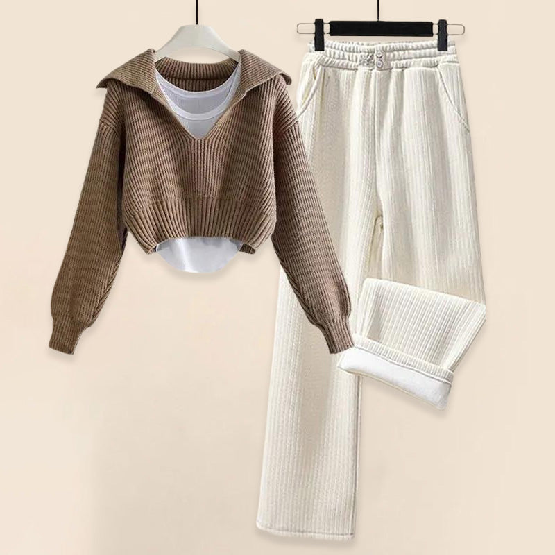 Olivia Klein Comfy Knit Set