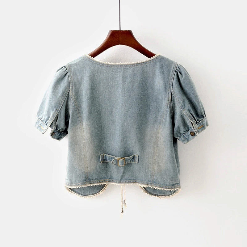 Olivia Klein Denim Bolero Jacket