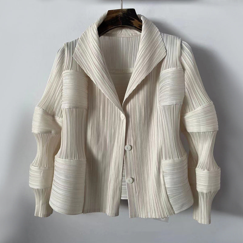 Olivia Klein Ember Pleated Jacket