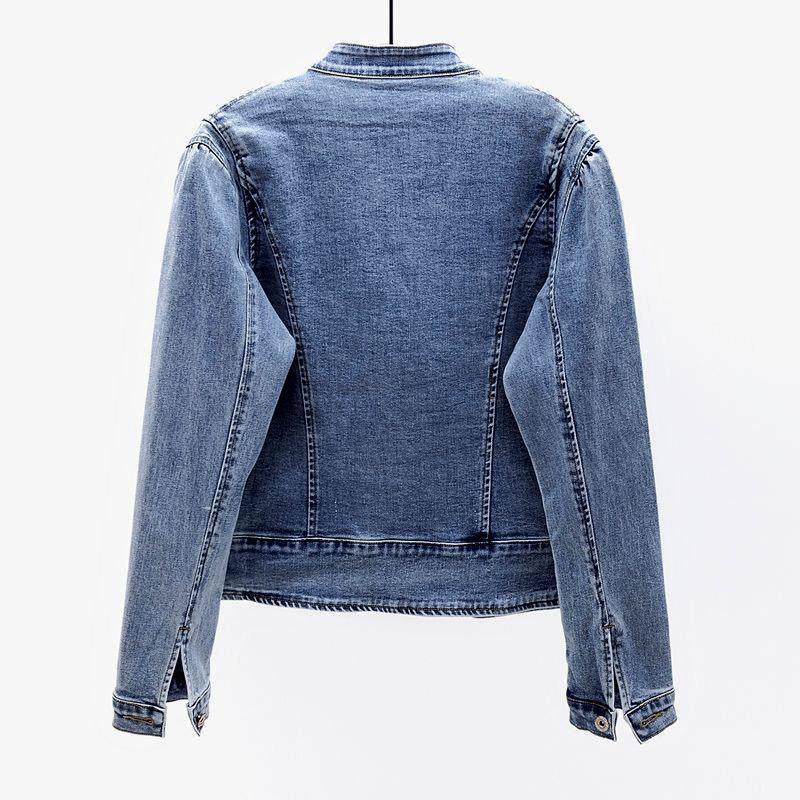 Olivia Klein Embroidered Denim Jacket