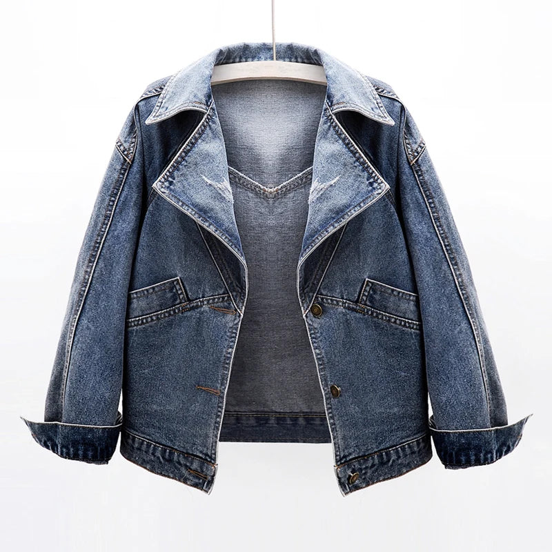 Olivia Klein Faded Denim Jacket