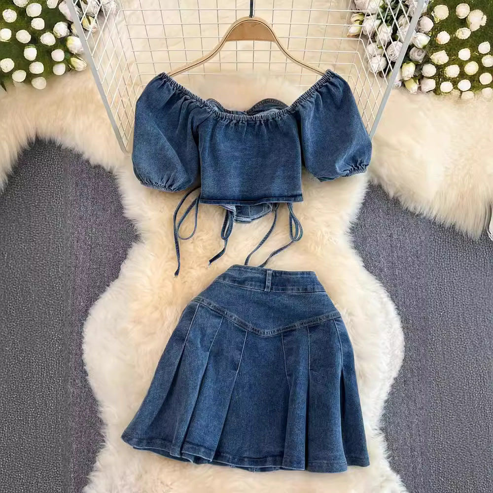 Olivia Klein Femme Denim Set