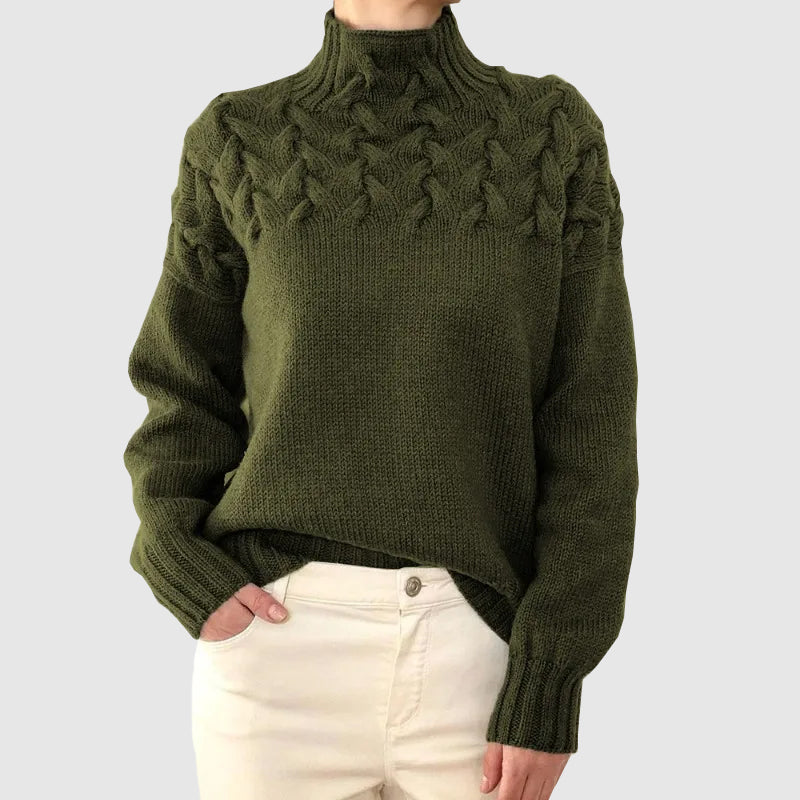 Olivia Klein Goya Turtleneck Sweater