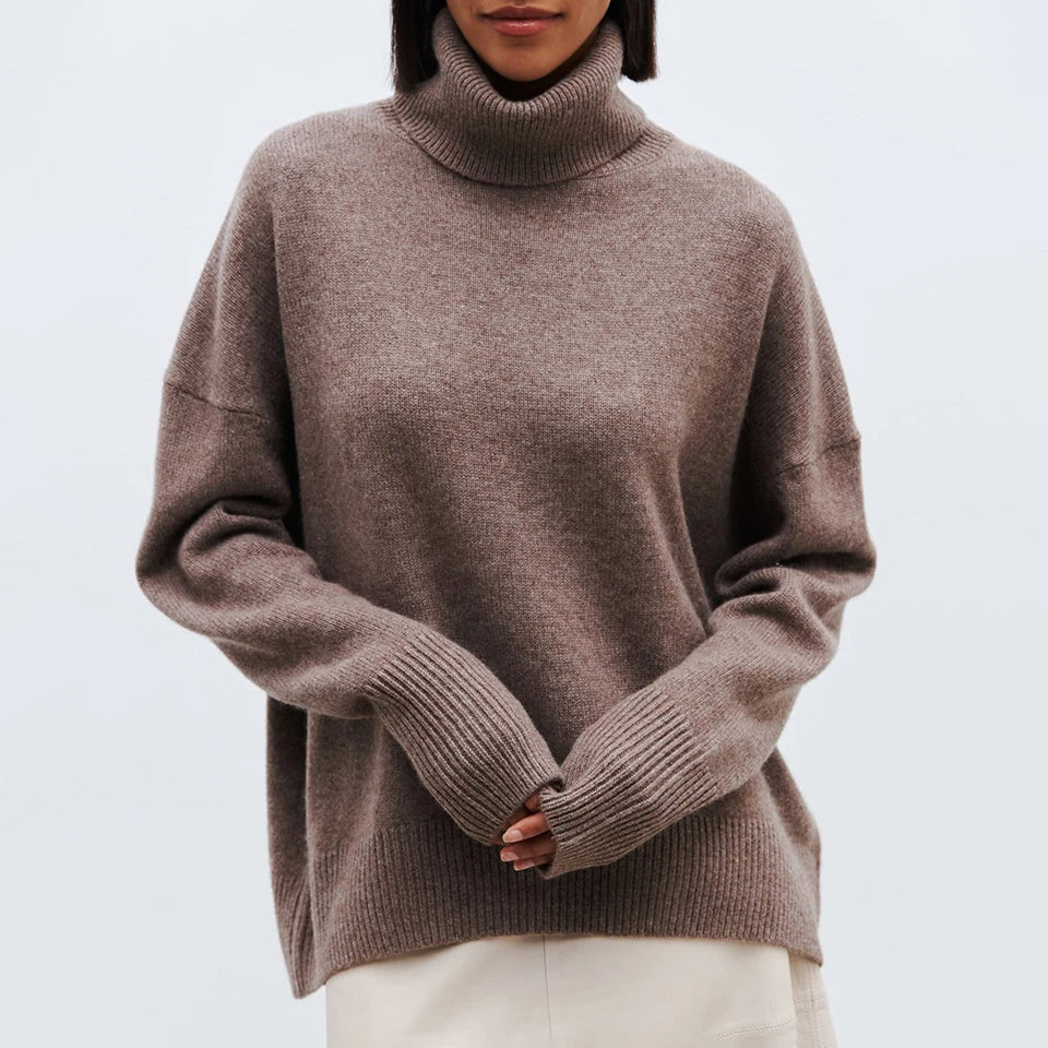 Olivia Klein Oversized Turtleneck Sweater