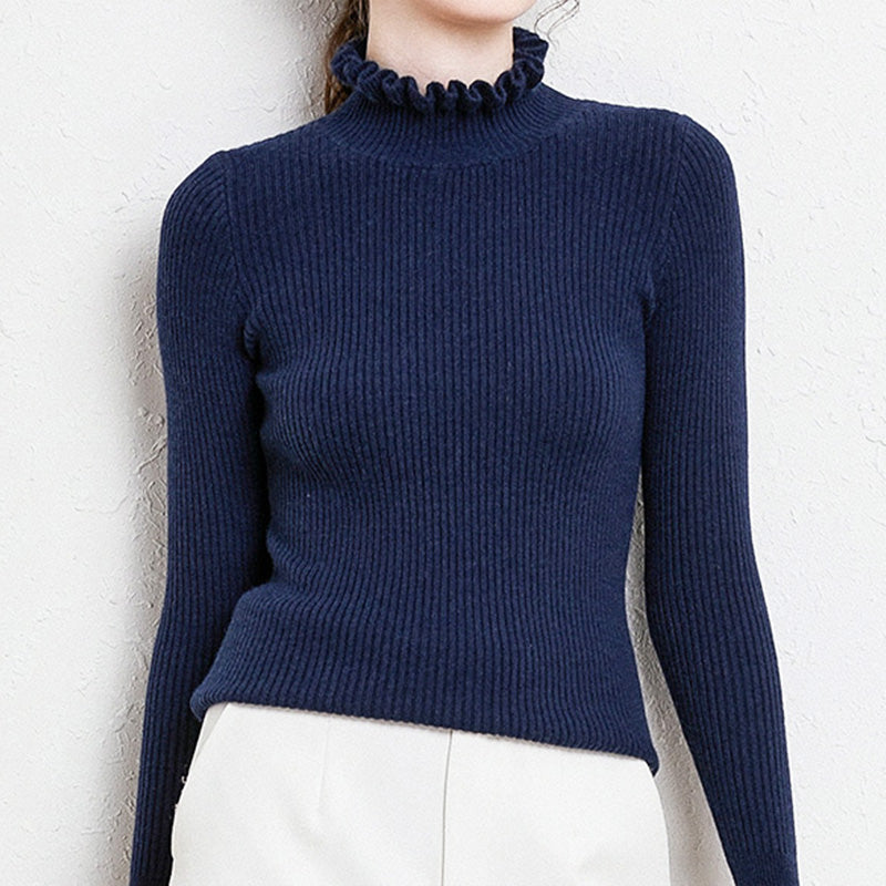 Olivia Klein Parisian Chic Turtleneck Sweater