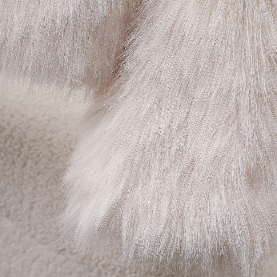 Olivia Klein Pearly Plush Coat