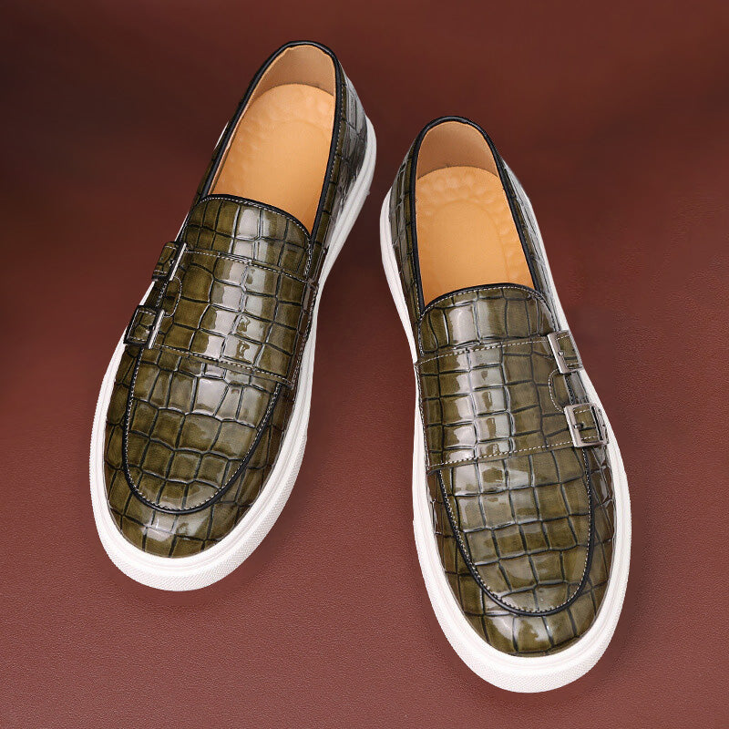 Plaza Chic Checkered Glossy Sneakers