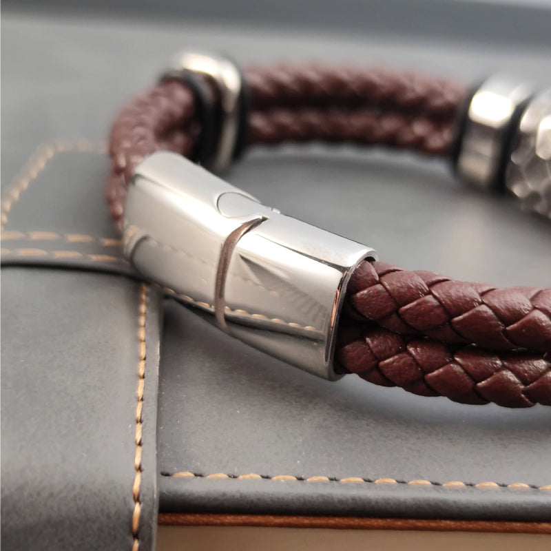 Seaside Serenity Leather Bracelet