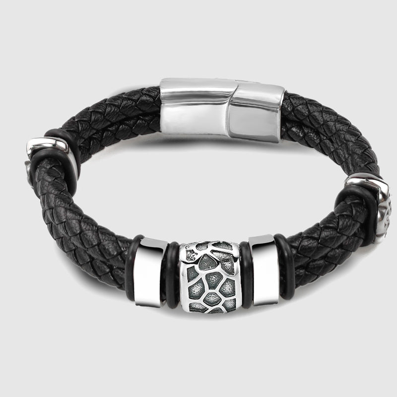 Seaside Serenity Leather Bracelet