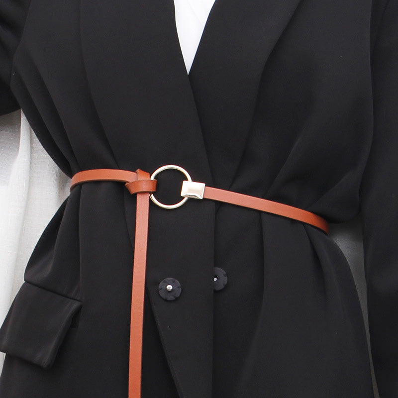 Simplicity Leather Buckle Belt