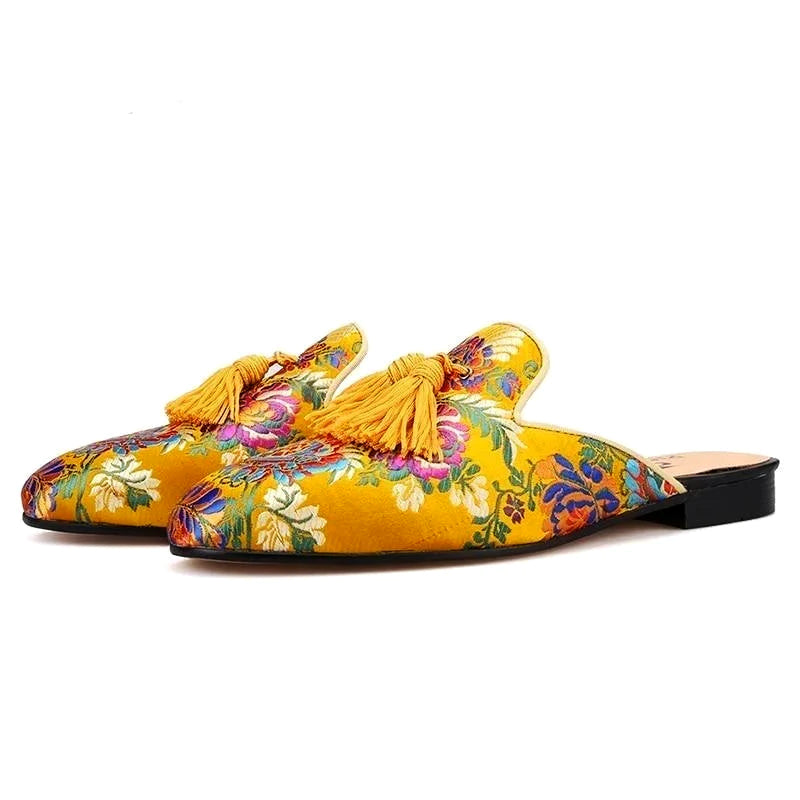 Venice Flamboyant Flat Mules