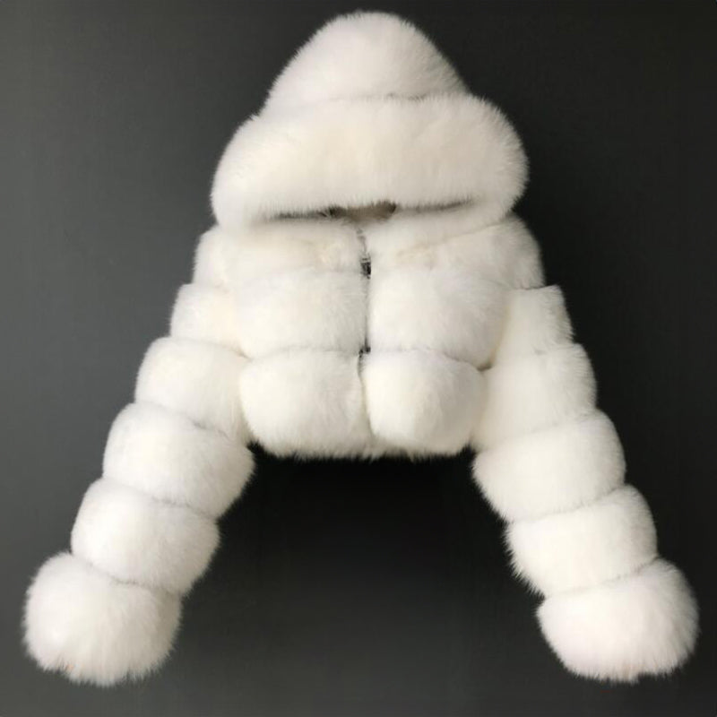 Zoe Faux Fur Hooded Coat