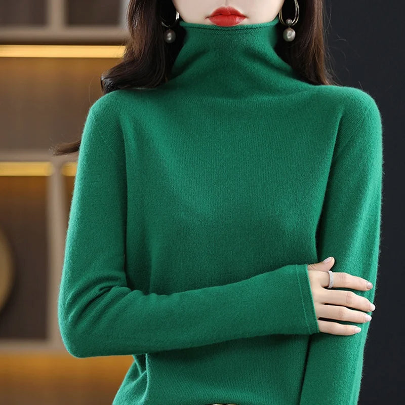 Zoe Knitted Turtleneck Pullover