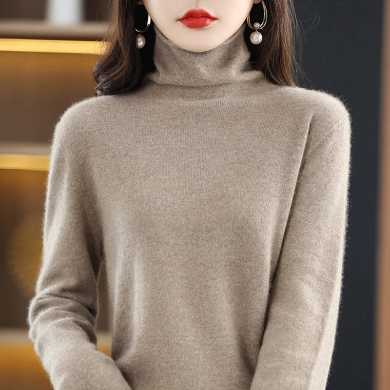 Zoe Knitted Turtleneck Pullover