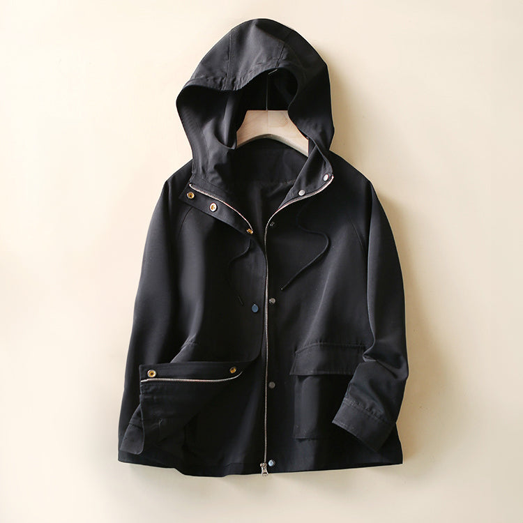 Zoe Windbreaker Hooded Jacket